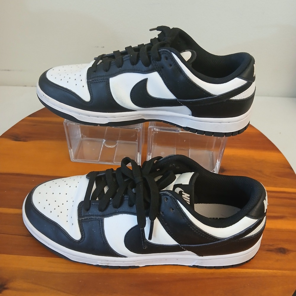 Nike Dunk Low Women 8.5 Black White Panda Running Shoes Sneakers DD1503-101